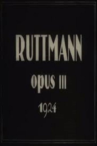 Movie poster for Opus III (1924)