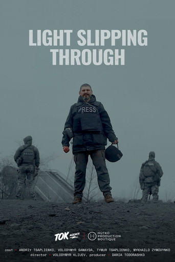 Movie poster for The Light Slipping Through (2024)