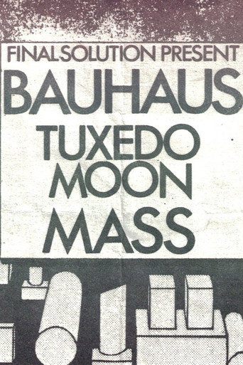 Movie poster for Bauhaus Live, University Of London (1980-10-31) (1983)