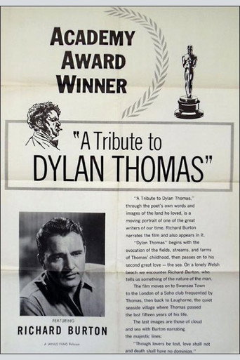 Movie poster for A Tribute to Dylan Thomas (1962)