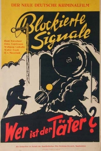 Movie poster for Blockierte Signale (1948)