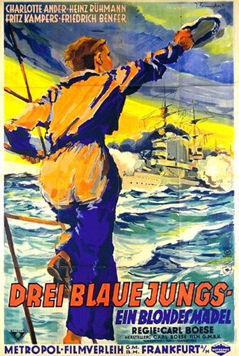 Movie poster for Three Bluejackets and a Blonde (1933)