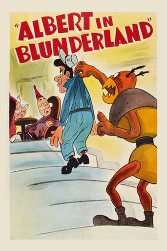 Movie poster for Albert in Blunderland (1950)