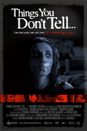 Movie poster for Things You Don't Tell (2006)
