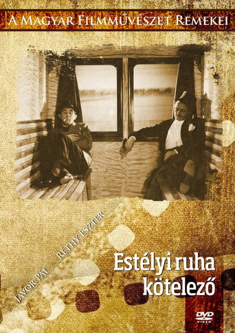 Movie poster for Estélyi ruha kötelező (1942)