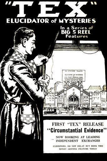 Movie poster for Detective Tex: Circumstantial Evidence (1920)