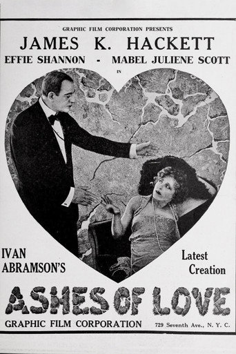 Movie poster for Ashes of Love (1918)