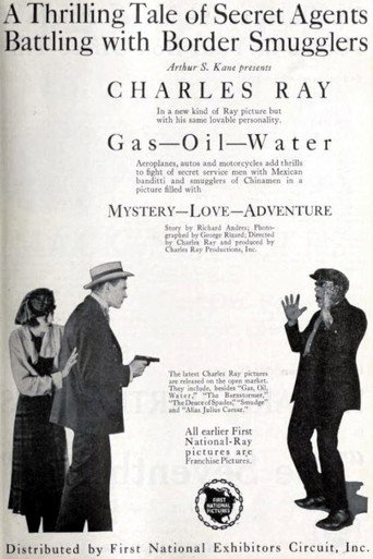 Movie poster for Gas, Oil and Water (1922)
