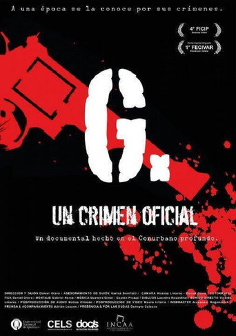 Movie poster for G. Un crimen oficial (2014)