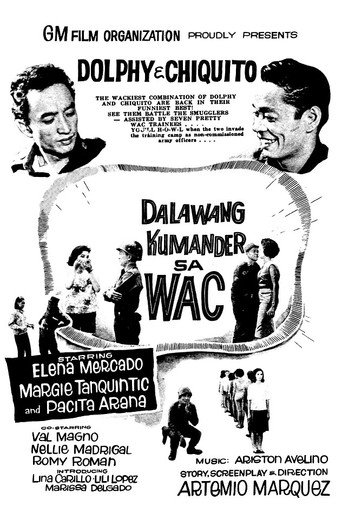 Movie poster for Dalawang Kumander sa WAC (1966)