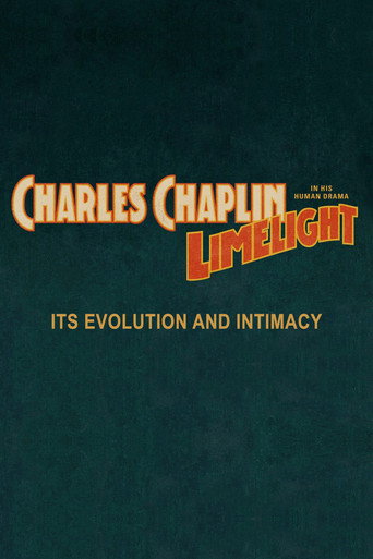 Movie poster for Chaplin's Limelight: Its Evolution and Intimacy (2015)