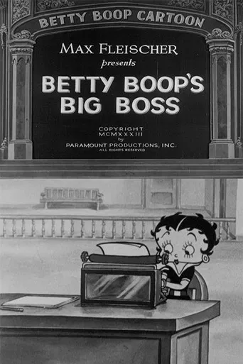 Movie poster for Betty Boop's Big Boss (1933)