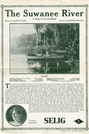 Movie poster for The Suwanee River (1913)