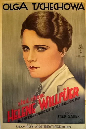 Movie poster for The Case of Helena Willfuer (1930)