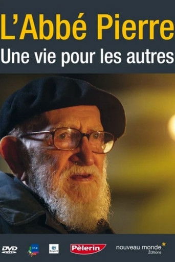 Un abbé nommé Pierre, une vie pour les autres poster
