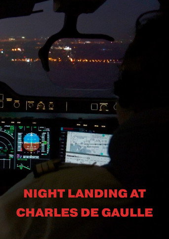 Movie poster for Night Landing At Charles De Gaulle