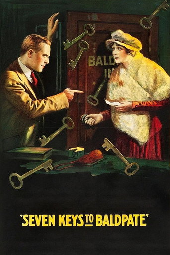 Movie poster for Seven Keys to Baldpate (1917)