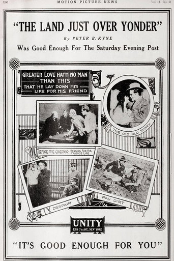 Movie poster for The Land Just Over Yonder (1916)