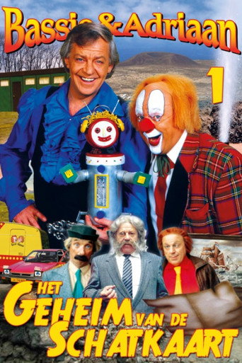 Movie poster for Bassie & Adriaan Het geheim Van De Schatkaart Deel 1 (1987)