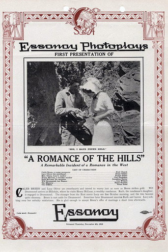 Movie poster for A Romance of the Hills (1913)