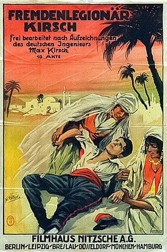 Movie poster for Fremdenlegionär Kirsch (1921)
