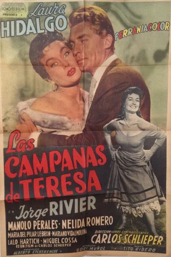 Movie poster for Las campanas de Teresa (1957)