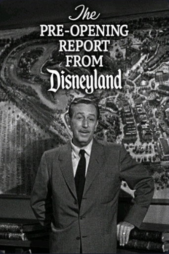 Movie poster for The Pre-Opening Report from Disneyland (1955)