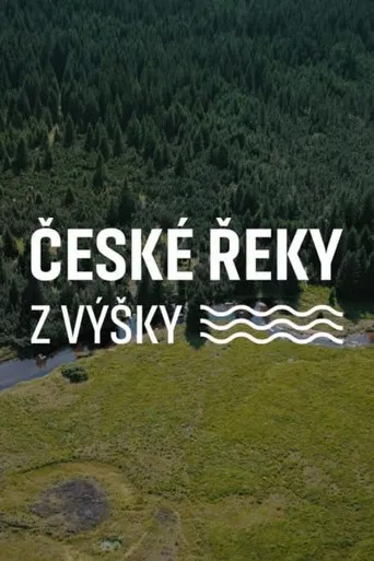 České řeky z výšky poster