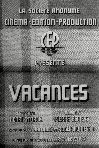Movie poster for Vacances (1938)