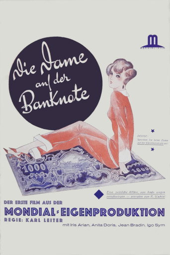 Movie poster for Die Dame auf der Banknote (1929)