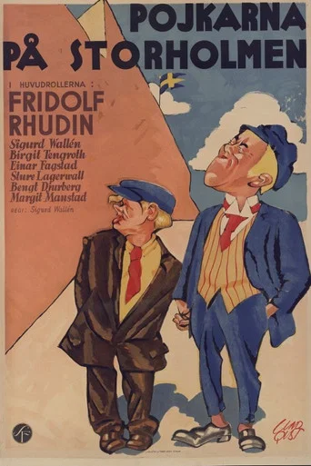 Movie poster for The Boys at Storholmen (1932)
