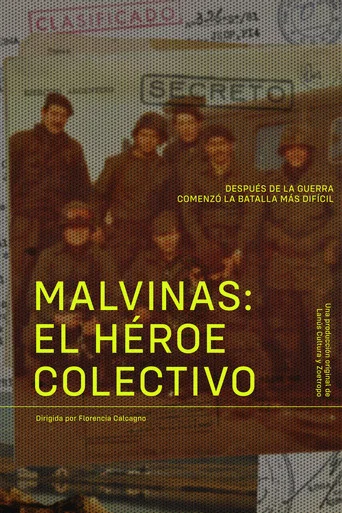 Series poster for Malvinas: El Héroe Colectivo (2022)