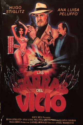 Movie poster for Las Garras del Vicio (1990)
