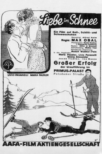 Movie poster for Liebe im Schnee (1929)