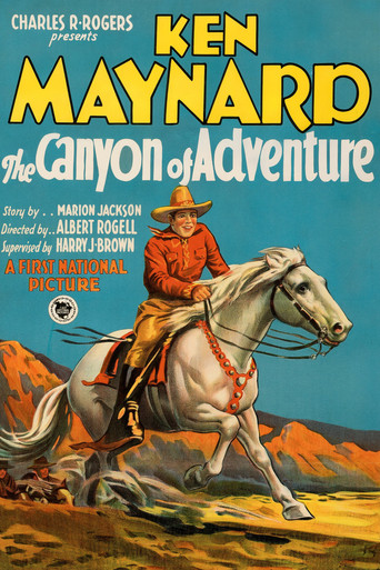 Movie poster for The Canyon of Adventure (1928)