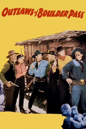 Movie poster for Outlaws of Boulder Pass (1942)