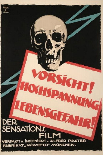 Movie poster for Die Flammenfahrt des Pacific-Express (1921)