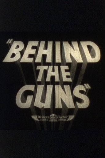 Movie poster for Behind the Guns (1940)