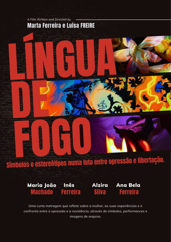 Movie poster for LÍNGUA DE FOGO (2025)