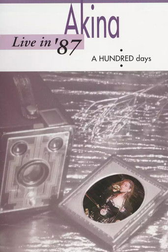 Nakamori Akina - Live In '87 A HUNDRED Days poster