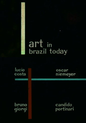 Movie poster for Art in Brazil Today (1959)