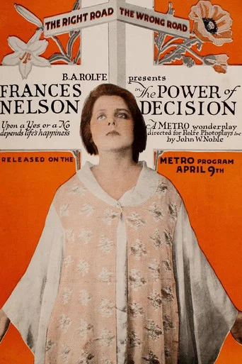 Movie poster for The Power of Decision (1917)