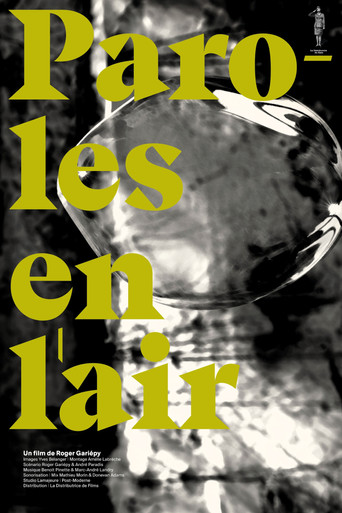 Movie poster for Paroles en l'air (2024)