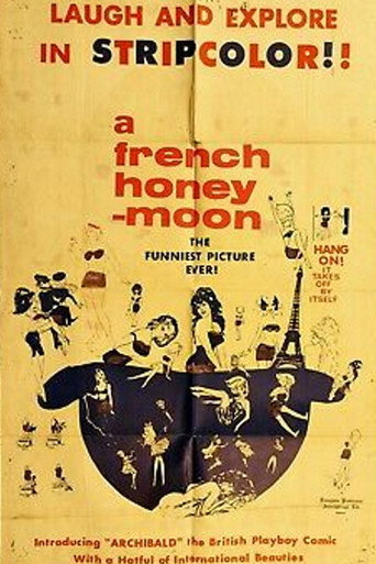 Movie poster for A French Honeymoon (1964)