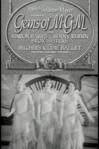 Movie poster for Gems of M-G-M (1930)