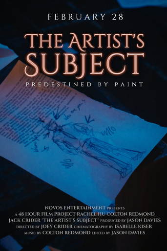 Movie poster for The Artist's Subject (2025)