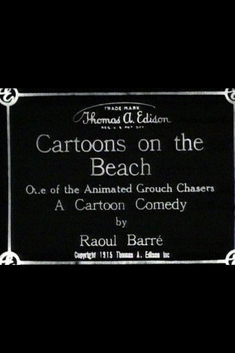 Movie poster for Cartoons on the Beach (1915)