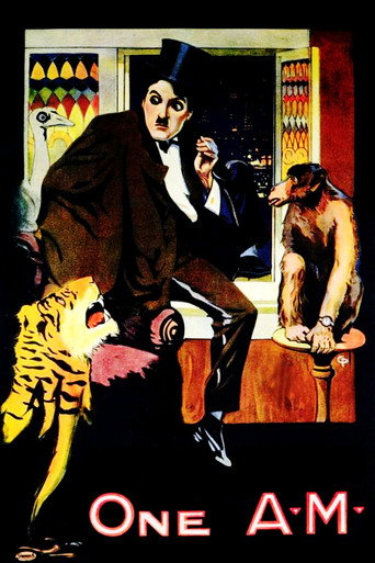 Movie poster for One A.M. (1916)