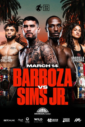 Movie poster for Arnold Barboza Jr. vs. Kenneth Sims Jr. (2026)