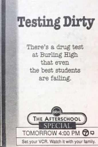 Testing Dirty poster